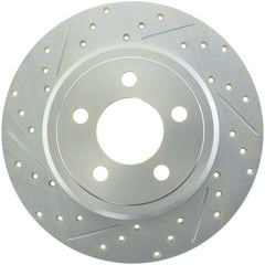 Stoptech - StopTech Select Sport 06 - 15 Dodge Charger/ 05 - 15 Chrysler 300 Slotted/Drilled Right Rear Brake Rotor - Demon Performance