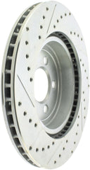 Stoptech - StopTech Select Sport 10 - 14 Dodge Challenger Drilled and Slotted Front Left Brake Rotor - Demon Performance