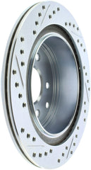 Stoptech - StopTech Select Sport Nissan Slotted and Drilled Left Rear Rotor - Demon Performance