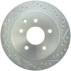 Stoptech - StopTech Select Sport Nissan Slotted and Drilled Left Rear Rotor - Demon Performance