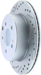 Stoptech - StopTech Select Sport Nissan Slotted and Drilled Right Rear Rotor - Demon Performance