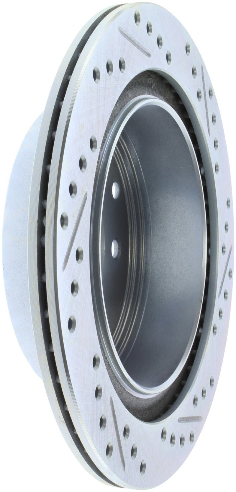 Stoptech - StopTech Select Sport Nissan Slotted and Drilled Right Rear Rotor - Demon Performance