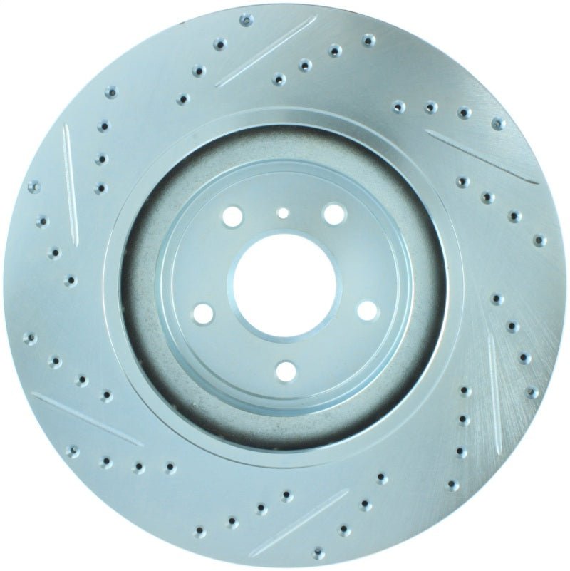 Stoptech - StopTech Select Sport Sport Nissan Slotted and Drilled Front Left Rotor - Demon Performance