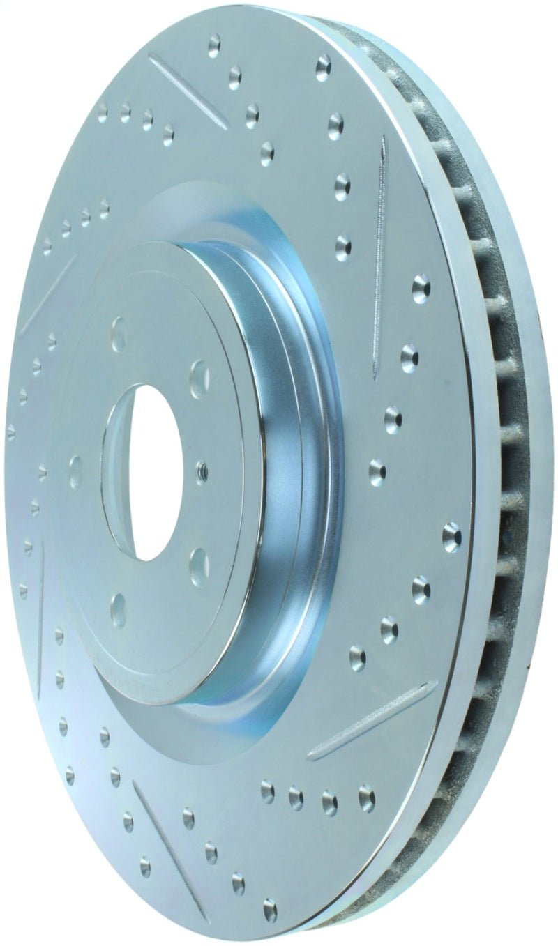 Stoptech - StopTech Select Sport Sport Nissan Slotted and Drilled Front Left Rotor - Demon Performance