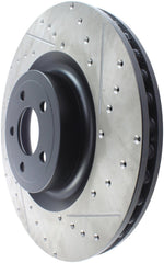 Stoptech - StopTech Slotted & Drilled Sport Brake Rotor - 2015 Ford Mustang GT - Front Left - Demon Performance
