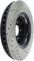 Stoptech - StopTech Slotted & Drilled Sport Brake Rotor - 2015 Ford Mustang Non - Brembo - Front Right - Demon Performance