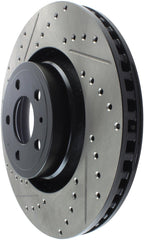 Stoptech - StopTech Slotted & Drilled Sport Brake Rotor - 2015 Ford Mustang Non - Brembo - Front Right - Demon Performance