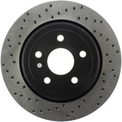 Stoptech - StopTech Sport Cross Drilled Brake Rotor - Front Left - Demon Performance