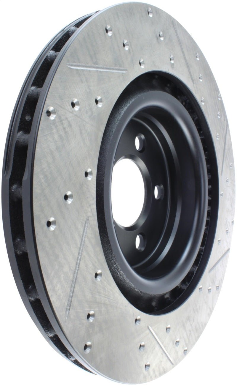 Stoptech - StopTech SportStop 06 - 09 Chrysler SRT - 8 Front Right Drilled & Slotted Rotor - Demon Performance