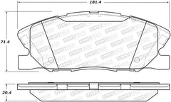 Stoptech - StopTech Street Brake Pads - Rear - Demon Performance