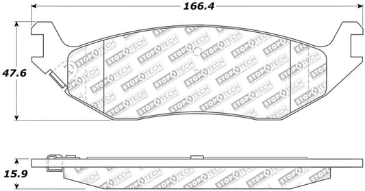 Stoptech - StopTech Street Select Brake Pads - Front - Demon Performance