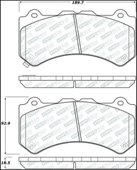 Stoptech - StopTech Street Select Brake Pads - Front - Demon Performance