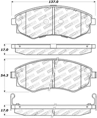 Stoptech - StopTech Street Touring 89 - 1/94 Nissan 240SX (w/ABS) Front Brake Pads - Demon Performance