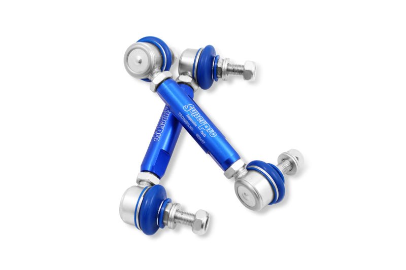 Superpro - SuperPro 2014 Mazda 3 i SV Rear HD Adjustable End Link Set (10mm Studs 140mm - 185mm Length) - Demon Performance