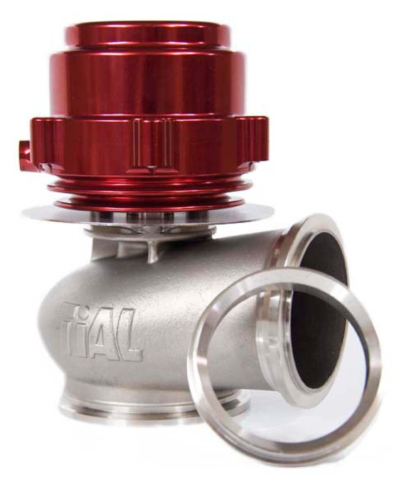 TiALSport - TiAL Sport V60 Wastegate 60mm .374 Bar (5.43 PSI) w/Clamps - Red - Demon Performance