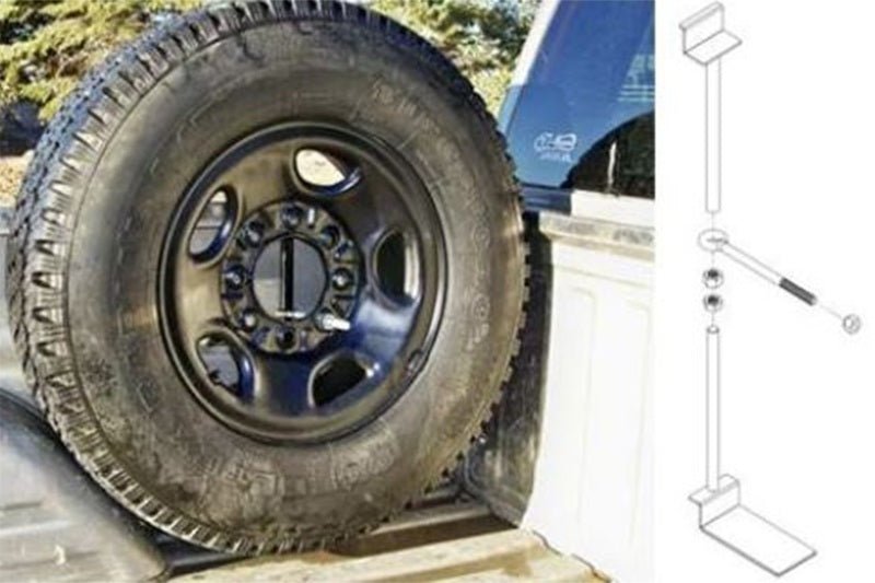 Titan Fuel Tanks - Titan Fuel Tanks Spare Tire Mount for Truck Beds (Includes Brackets and Hardward for Installation) - Demon Performance