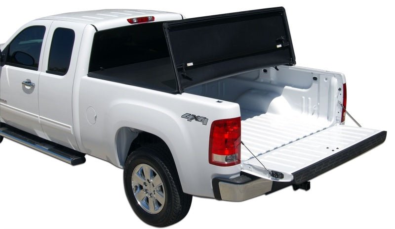 Tonno Pro - Tonno Pro 04 - 15 Nissan Titan 5.5ft (Incl 42 - 498 Utility Track Kit) Tonno Fold Tri - Fold Tonneau Cover - Demon Performance