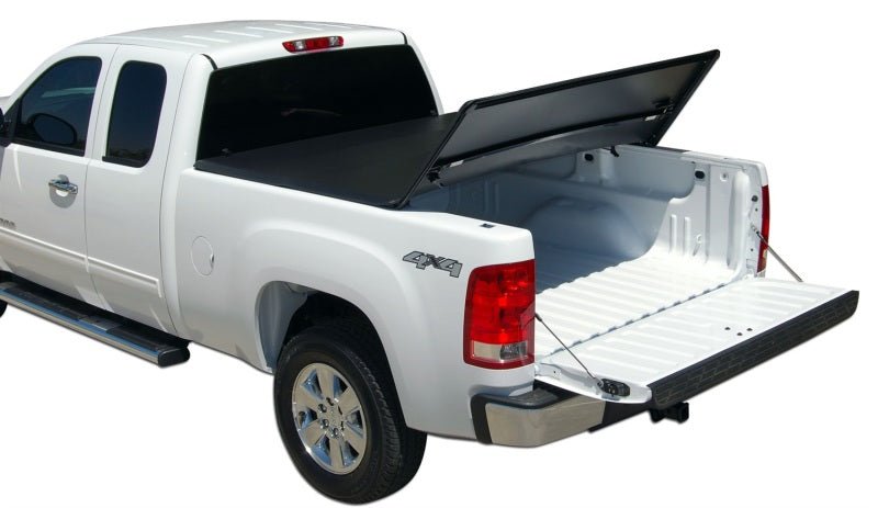 Tonno Pro - Tonno Pro 04 - 15 Nissan Titan 5.5ft (Incl 42 - 498 Utility Track Kit) Tonno Fold Tri - Fold Tonneau Cover - Demon Performance