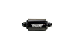 Turbosmart - Turbosmart FPR Billet Inline Fuel Filter 1.75in OD 3.825in Length AN - 8 Male Inlet - Black - Demon Performance