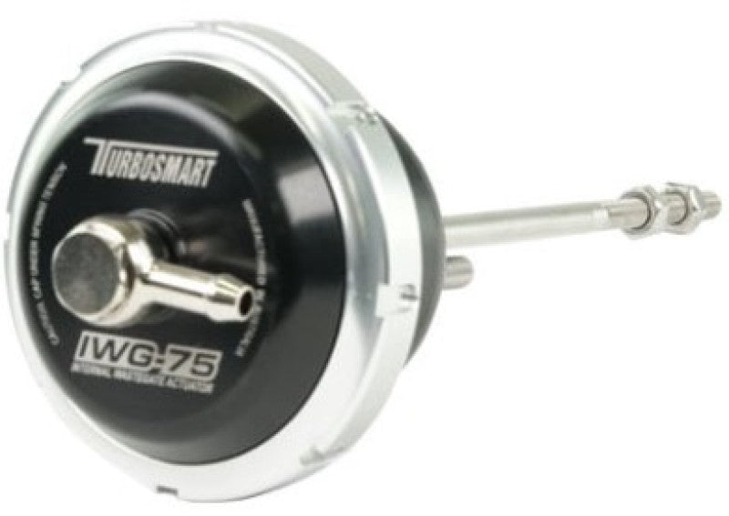 Turbosmart - Turbosmart IWG75 Universal M6 140mm Rod 10 PSI Black Internal Wastegate Actuator - Demon Performance