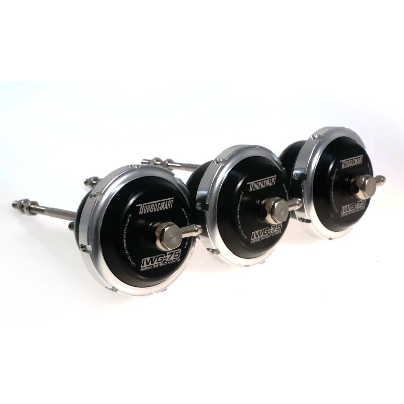 Turbosmart - Turbosmart Universal IWG75 Borg Warner B1 120mm Rod Black 14PSI Internal Wastegate - Demon Performance