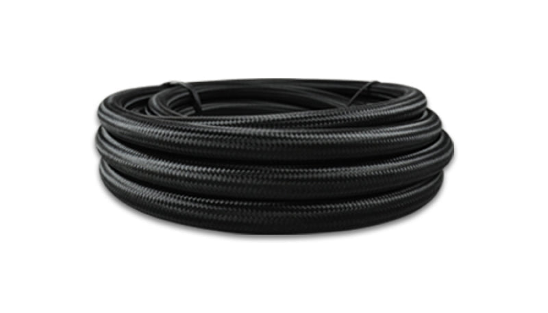 Vibrant - Vibrant - 6 AN Black Nylon Braided Flex Hose w/ PTFE liner (5FT long) - Demon Performance
