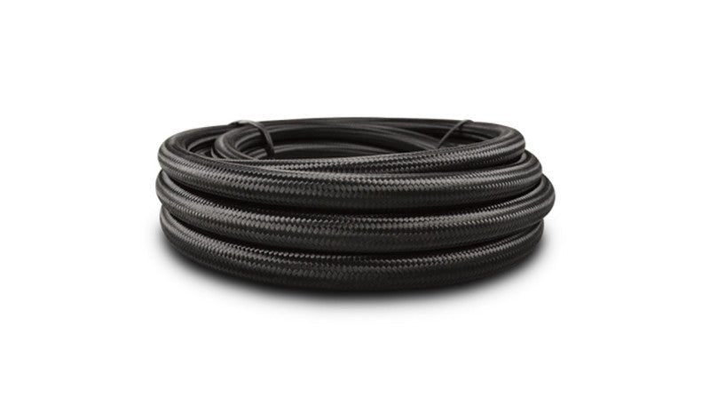 Vibrant - Vibrant Black Nylon Braided Flex Hose w/PTFE Liner AN - 16 (10ft Roll) - Demon Performance