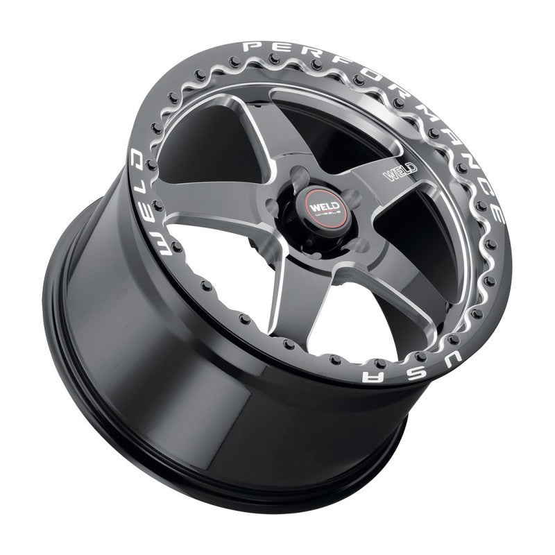 Weld - Weld Magnum Import 13x10 / 4x100mm BP / 5in. BS Black Wheel - Black Single Beadlock MT - Demon Performance