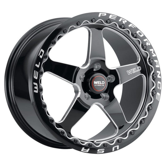 Weld - Weld Magnum Import 13x10 / 4x100mm BP / 5in. BS Black Wheel - Black Single Beadlock MT - Demon Performance