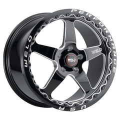 Weld - Weld Magnum Import 13x10 / 4x100mm BP / 5in. BS Black Wheel - Black Single Beadlock MT - Demon Performance