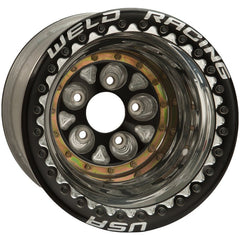 Weld - Weld Magnum Pro 16x16 / 5x5 BP / 4in. BS Black/Polished Wheel - Ultralite Black Double Beadlock - Demon Performance