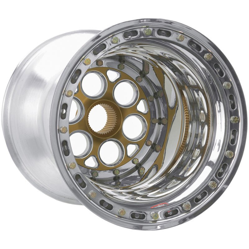 Weld - Weld Magnum Sprint 15x15 / 42 - Spline / 6in. BS Gold Wheel - Inner Beadlock / No Cover - Demon Performance