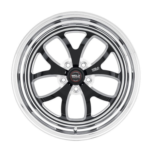 Weld - Weld S76 17x10 / 5x115mm BP / 6.8in BS Black Wheel (Medium Pad) - Non - Beadlock - Demon Performance