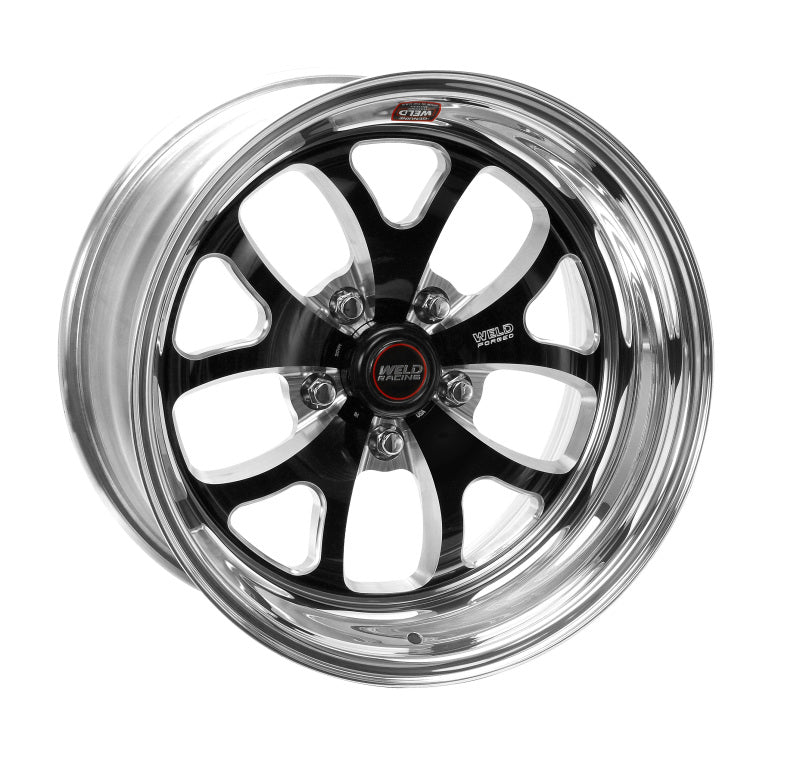 Weld - Weld S76 17x12 / 5x4.75 BP / 5.8in. BS Black Wheel (Medium Pad) - Non - Beadlock - Demon Performance