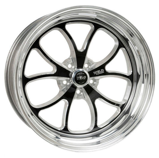 Weld - Weld S76 20x8 / 5x4.75 BP / 4.8in. BS Black Wheel (High Pad) - Non - Beadlock - Demon Performance