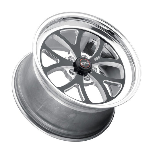 Weld - Weld S76 RT - S 18x5 / 5x112 BP / 5.1in BS / - 23 Offset Black Center Wheel (High Pad) - Non - Beadlock - Demon Performance