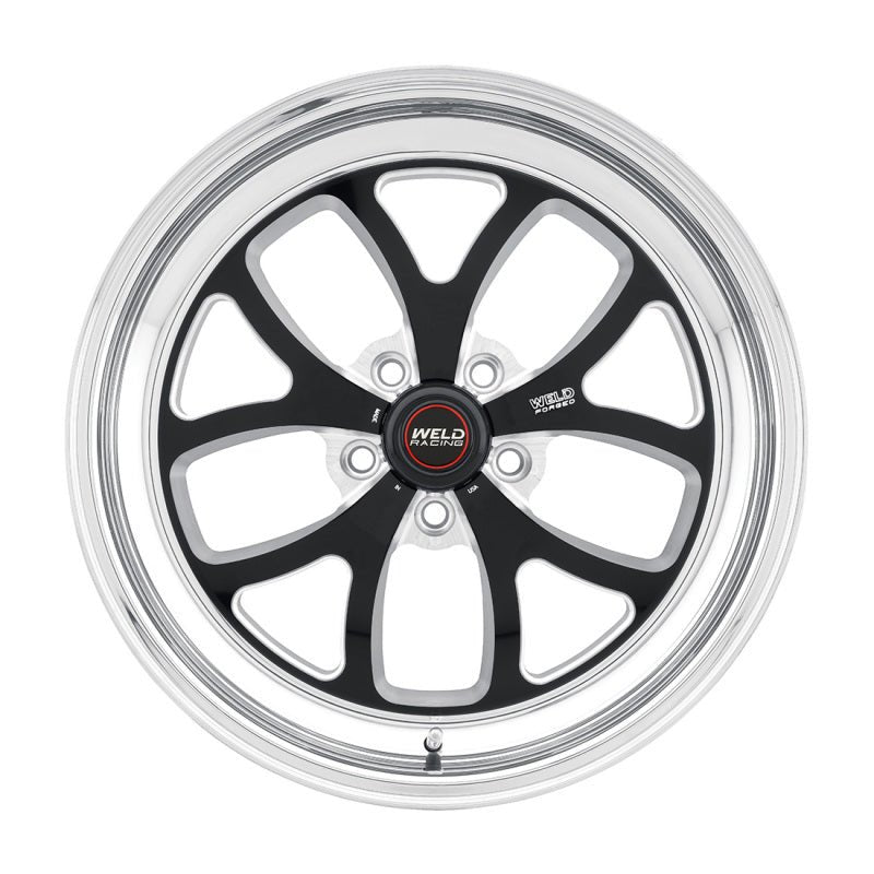 Weld - Weld S76 RT - S 18x5 / 5x112 BP / 5.1in BS / - 23 Offset Black Center Wheel (High Pad) - Non - Beadlock - Demon Performance