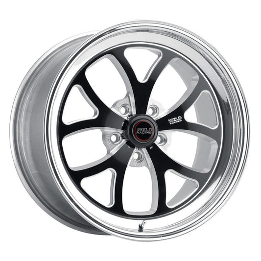 Weld - Weld S76 RT - S 18x5 / 5x112 BP / 5.1in BS / - 23 Offset Black Center Wheel (High Pad) - Non - Beadlock - Demon Performance