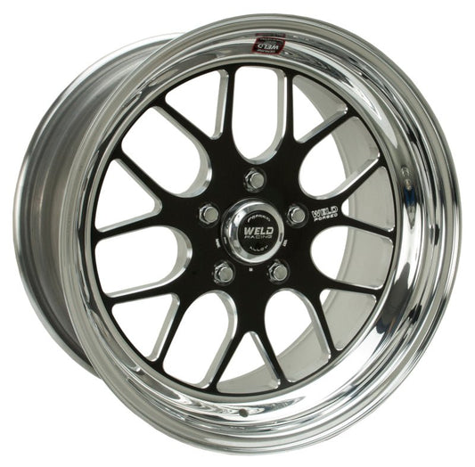 Weld - Weld S77 18x11 / 5x4.75 BP / 5.2in. BS Black Wheel (Low Pad) - Non - Beadlock - Demon Performance