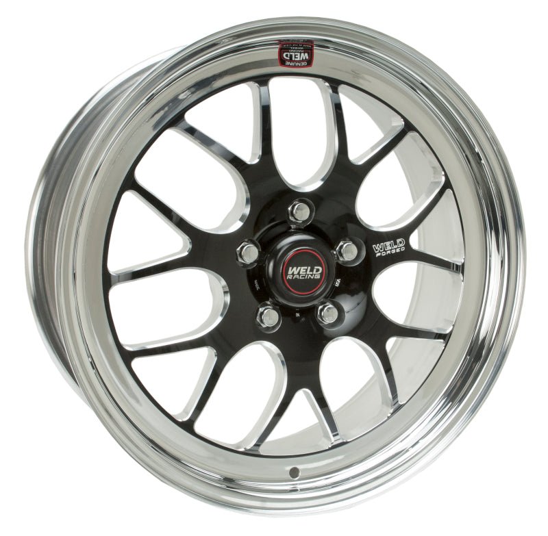 Weld - Weld S77 18x13 / 5x4.75 BP / 8.7in. BS Black Wheel (Medium Pad) - Non - Beadlock - Demon Performance