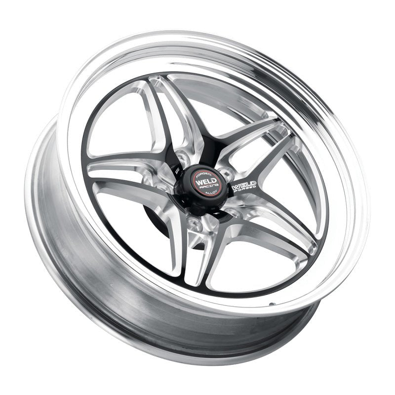Weld - Weld S81 17x11 / 5x4.75 BP / 7.7in. BS (43mm Offset) Black Wheel (High Pad) - Demon Performance