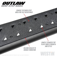 Westin - Westin 09-18 Dodge RAM 1500 Crew Cab Outlaw Nerf Step Bars - Demon Performance