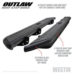 Westin - Westin 09-18 Dodge RAM 1500 Crew Cab Outlaw Nerf Step Bars - Demon Performance