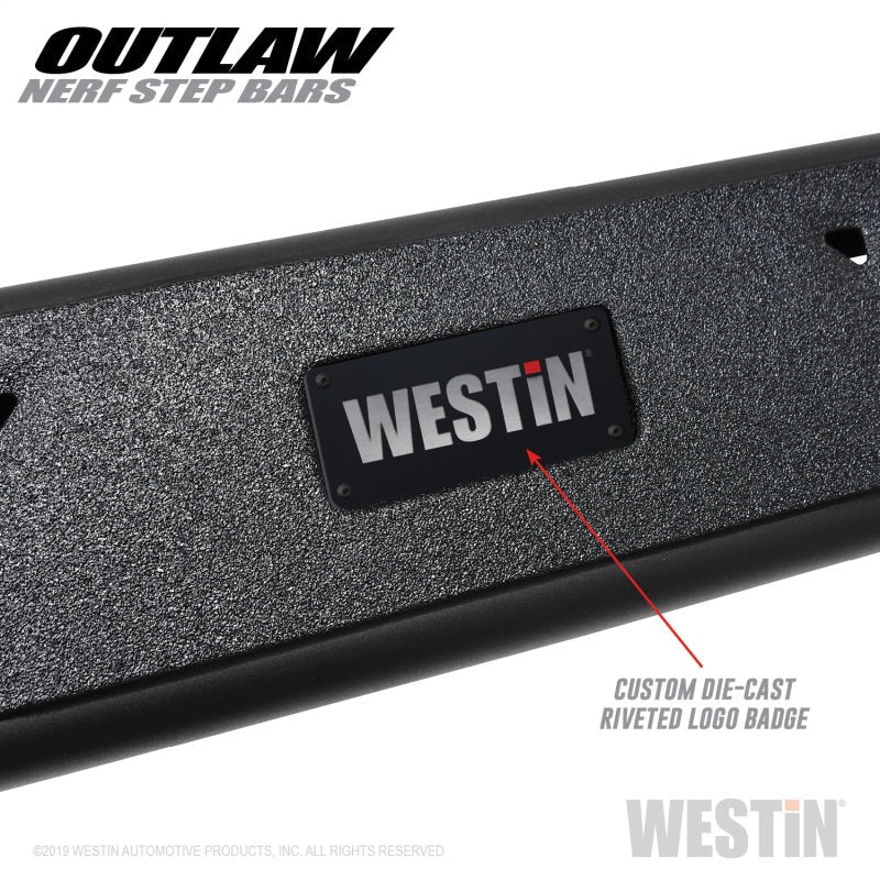 Westin - Westin 09-18 Dodge RAM 1500 Crew Cab Outlaw Nerf Step Bars - Demon Performance