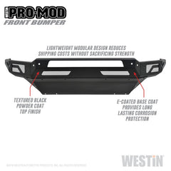 Westin - Westin 13-18 Dodge Ram 1500 / 2019 Ram 1500 Classic Pro-Mod Front Bumper - Demon Performance