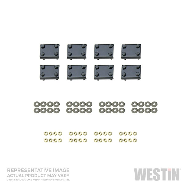 Westin - Westin 2004 - 2010 Infiniti/Nissan QX5 Premier Oval Nerf Step Bar Mount Kit - Black - Demon Performance