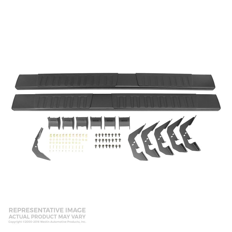 Westin - Westin 2009-2018 Dodge/Ram 1500 Quad Cab R7 Nerf Step Bars - Black - Demon Performance