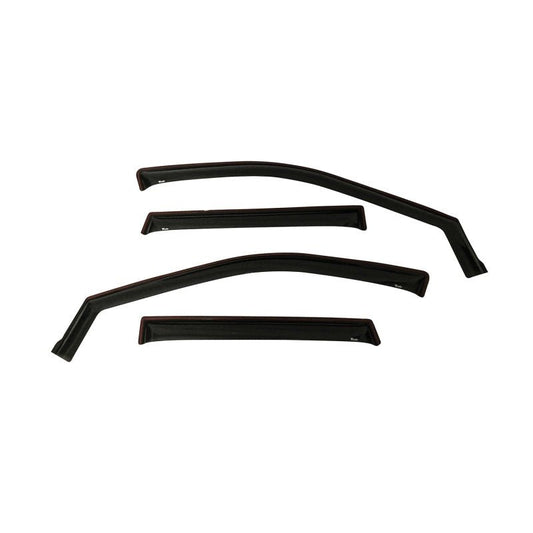 Westin - Westin 2011-2018 Jeep Grand Cherokee Wade In-Channel Wind Deflector 4pc - Smoke - Demon Performance