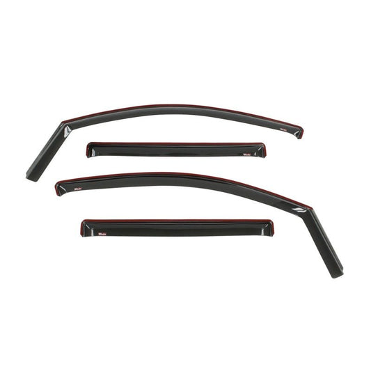 Westin - Westin 2016 - 2018 Nissan Titan XD/Titan Wade In - Channel Wind Deflector 4pc - Smoke - Demon Performance