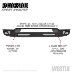 Westin - Westin 2019 Dodge Ram 1500 ( Excludes 1500 Classic & Rebel Models ) Pro - Mod Front Bumper - Demon Performance